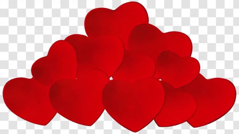 Love Background Heart - Valentines Day Petal Transparent PNG