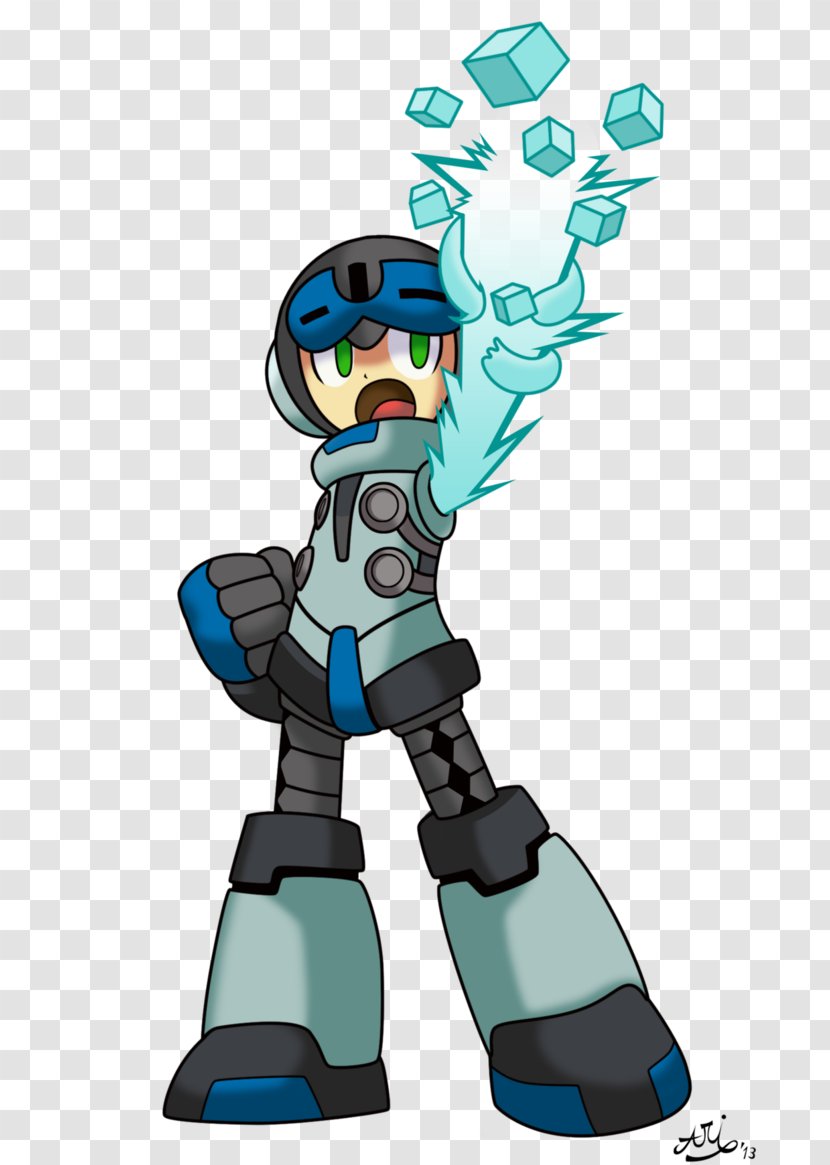 Mighty No. 9 Mega Man Fan Art Inti Creates - Deviantart Transparent PNG