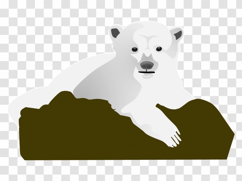 Polar Bear Cartoon - Snout - Sticker Wildlife Transparent PNG