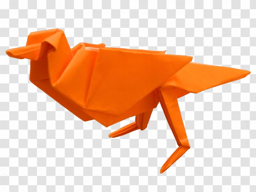 Origami Paper - Orange - Design Transparent PNG