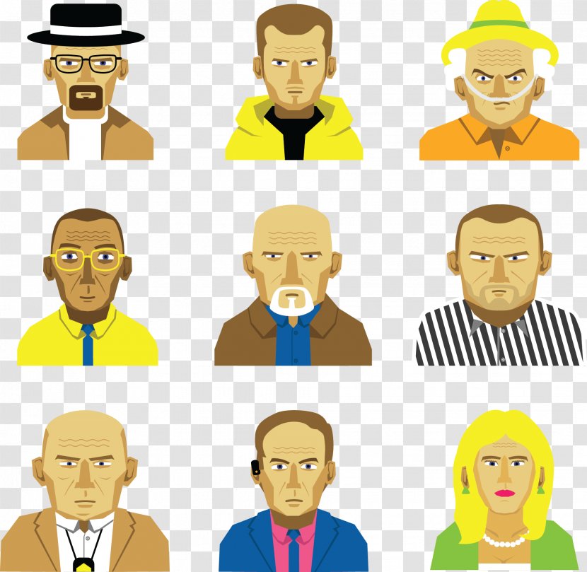 Facial Hair Face Expression Man Emoticon - Human Behavior - Breaking Bad Transparent PNG