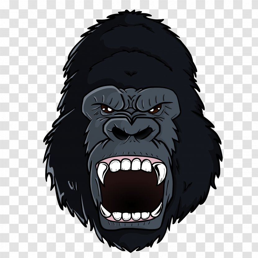 Gorilla Samsung Galaxy S8 Ape Cartoon - Vertebrate Transparent PNG