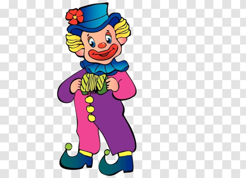 Clown Circus Illustration - Royaltyfree - Cartoon Material Transparent PNG