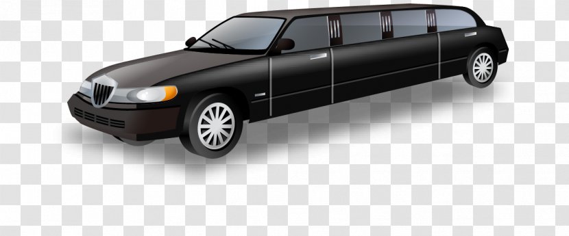 Palm Beach Car Taxi Oxyhydrogen Limousine - Automotive Design - Luxury Cartoon Vector Material Transparent PNG