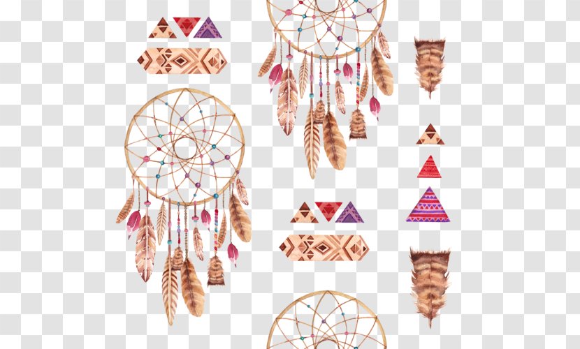 Dreamcatcher Poster Boho-chic - Heart Transparent PNG