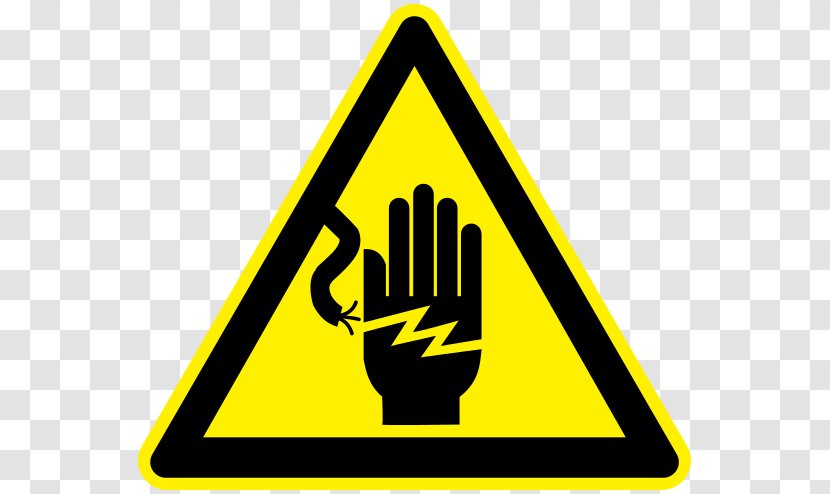 Warning Sign Electricity Burn Hazard Symbol - WebP Transparent PNG