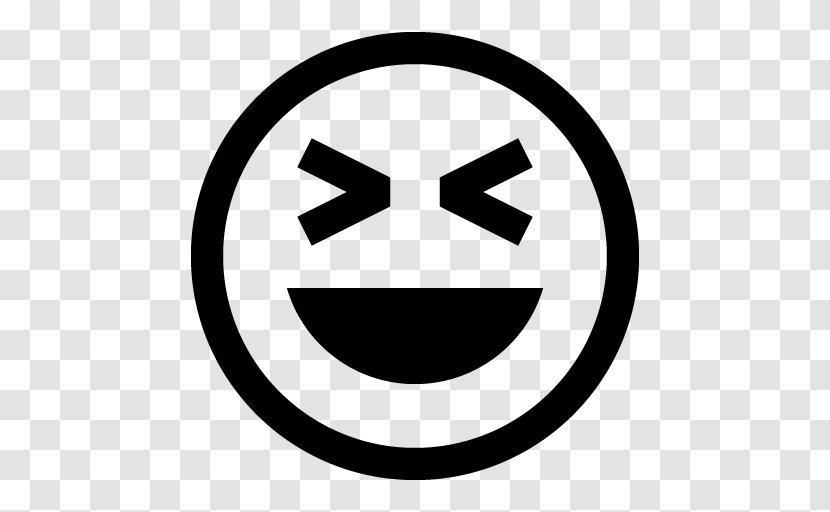 Smiley Emoticon Clip Art - Black And White Transparent PNG