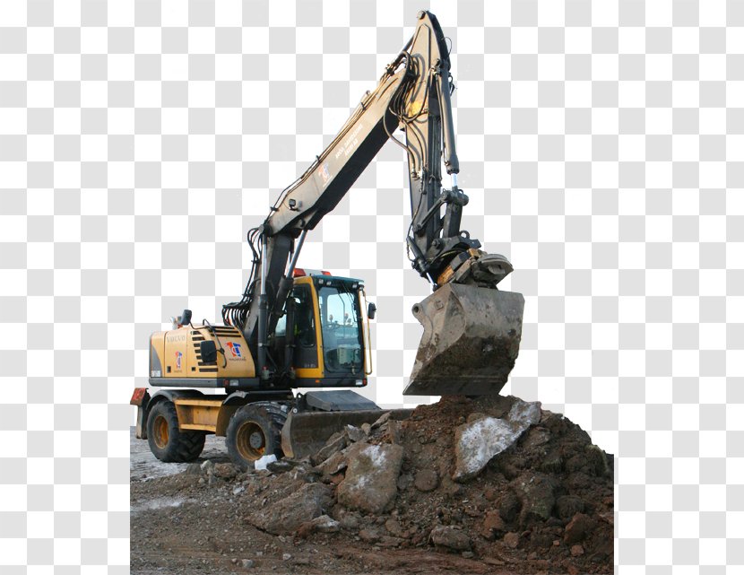 Bulldozer Demolition Excavator Machine Train - Gentleman Transparent PNG