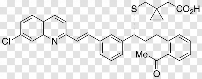 Montelukast Chemical Compound Substance Parietin Nomenclature - Frame - Silhouette Transparent PNG