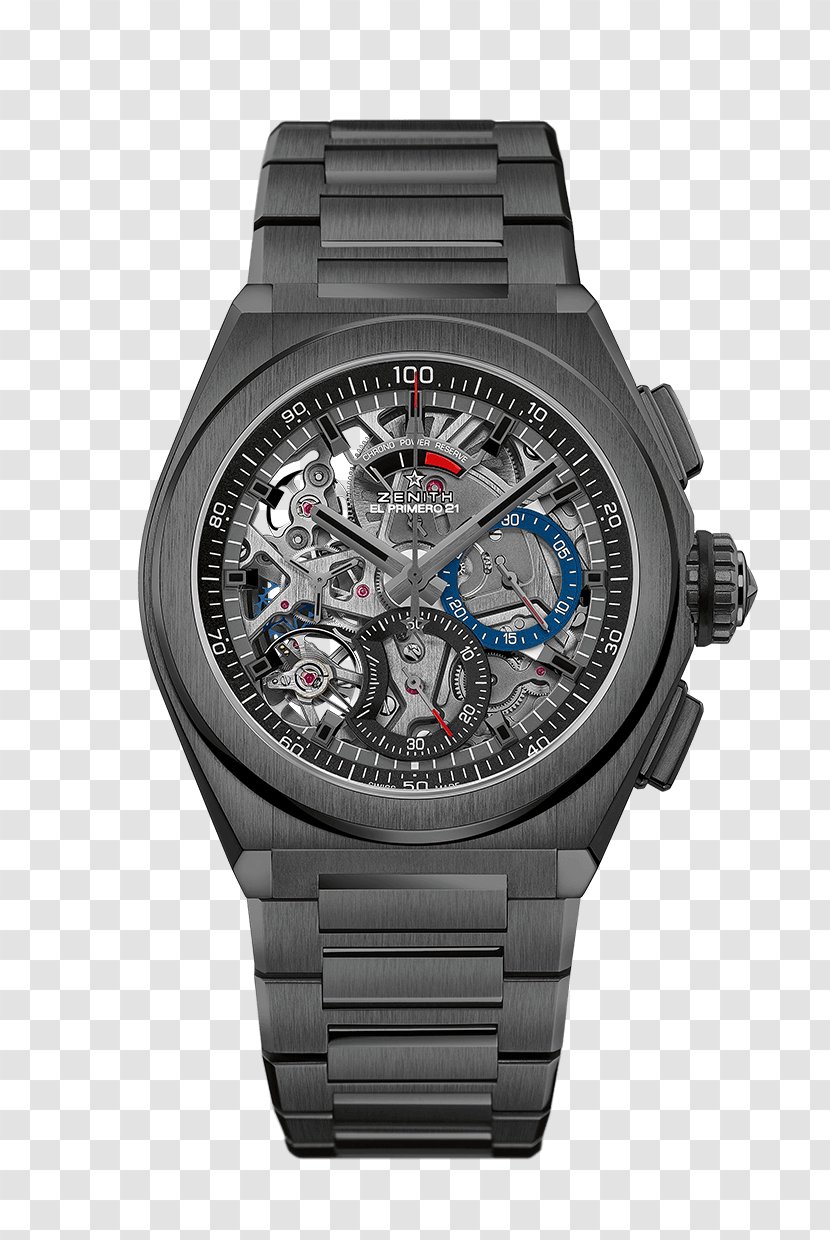 Zenith Chronometer Watch Chronograph Clock - Metal Transparent PNG
