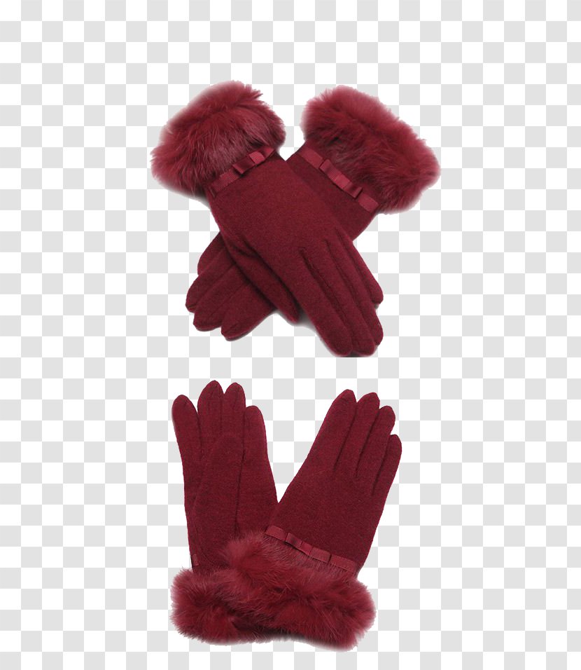 Fur Clothing Glove Cuff - Rabbit Gloves Transparent PNG