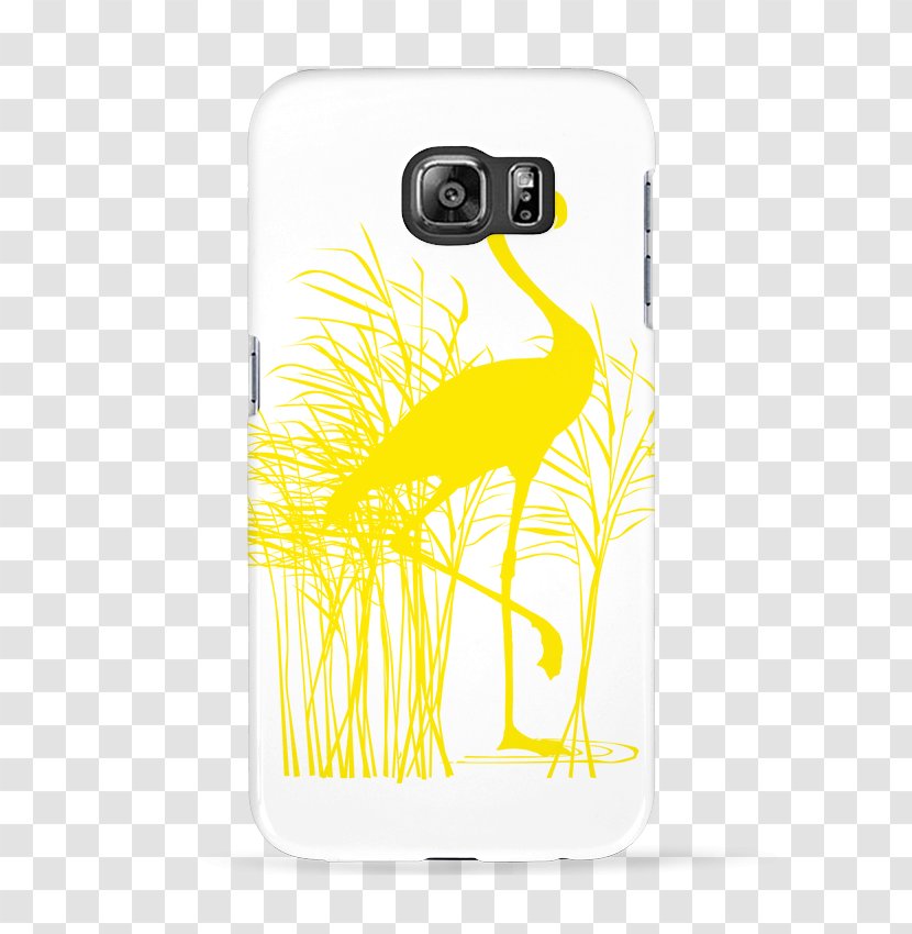 Samsung Galaxy S5 T-shirt Greater Flamingo S6 - Yellow Transparent PNG