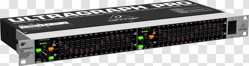 Microphone Behringer DEQ2496 Ultragraph Pro FBQ1502 Audio Mixers - Electronics Accessory - Eq Transparent PNG