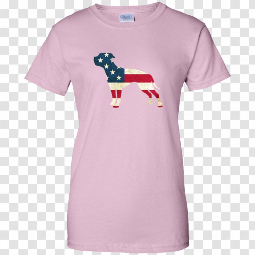 T-shirt Hoodie Sleeve Top - Shirt - American Flag Tshirt Transparent PNG