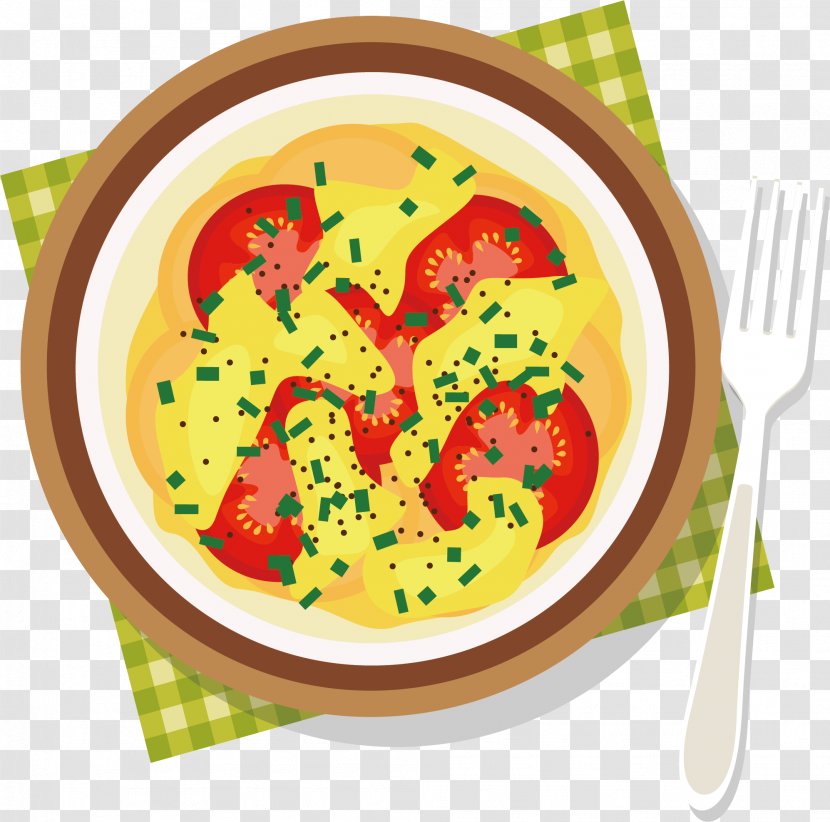 Dish Food Cuisine Ingredient Plate - Garnish Vegetarian Transparent PNG