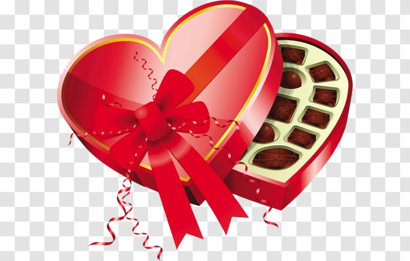 Valentine's Day Heart Clip Art - Chocolate - Chocolat Transparent PNG