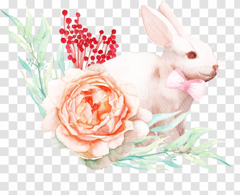 Easter Bunny - Rabbits And Hares - Rose Transparent PNG