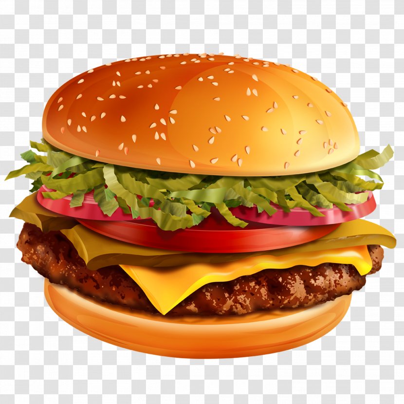 Hamburger Fast Food Hot Dog Download - Kids Meal - Sausage Burger Transparent PNG