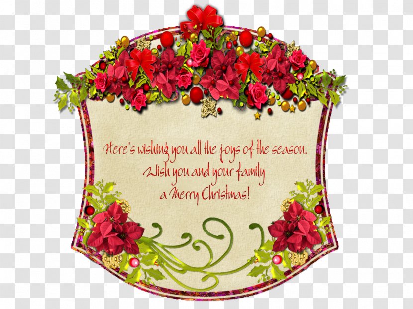 Greeting & Note Cards Christmas Card Animation Royal Message - Floral Design - Cartoon Cover Transparent PNG