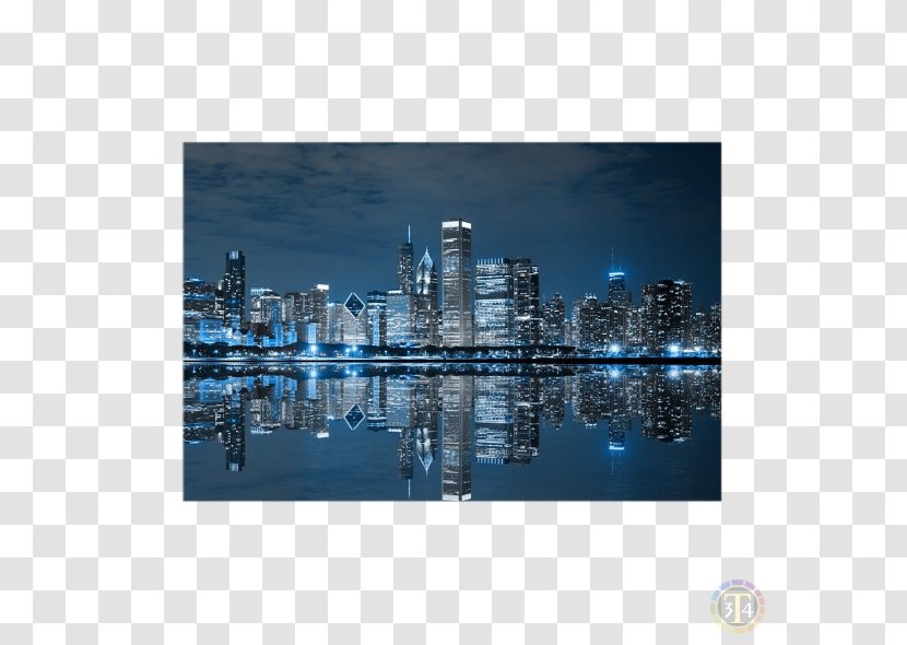 Chicago Wall Building Canvas Print - Cityscape Transparent PNG