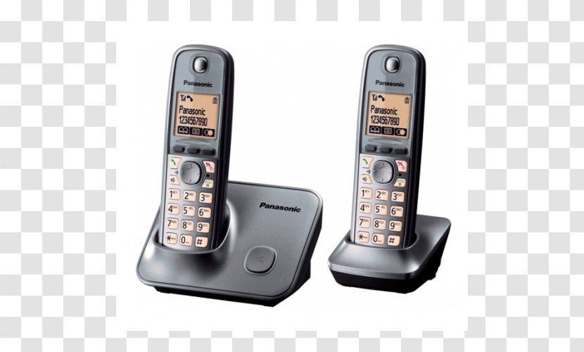 Cordless Telephone Digital Enhanced Telecommunications Panasonic KX-TG1611SPH - Answering Machines - Phone Transparent PNG