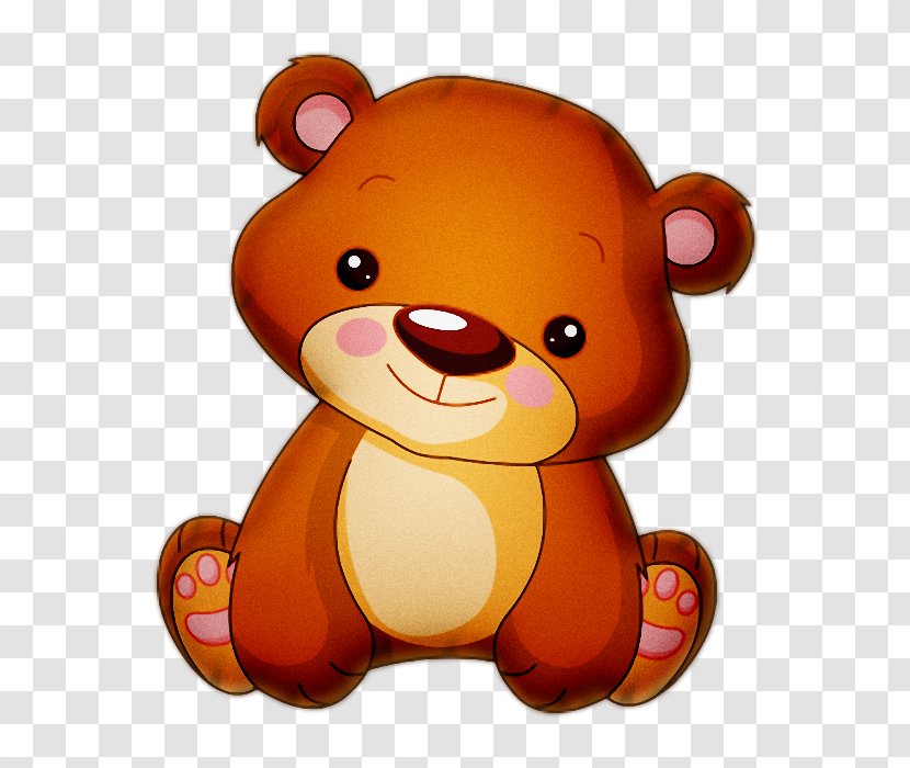 Brown Bear Clip Art - Cartoon Transparent PNG