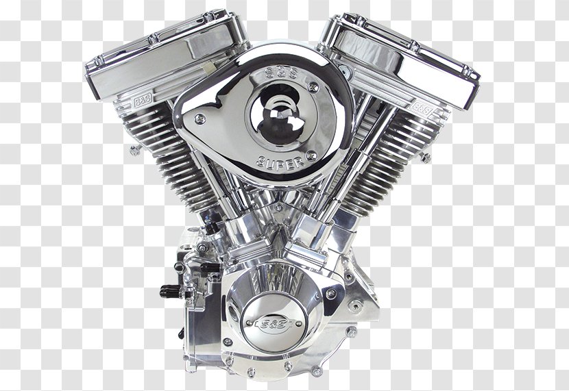 Harley-Davidson Evolution Engine S&S Cycle Motorcycle - Automotive Part Transparent PNG
