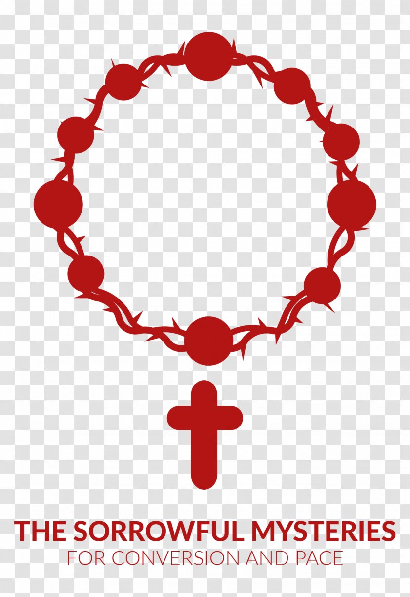 Heart Rosary Clip Art - Prayer Transparent PNG