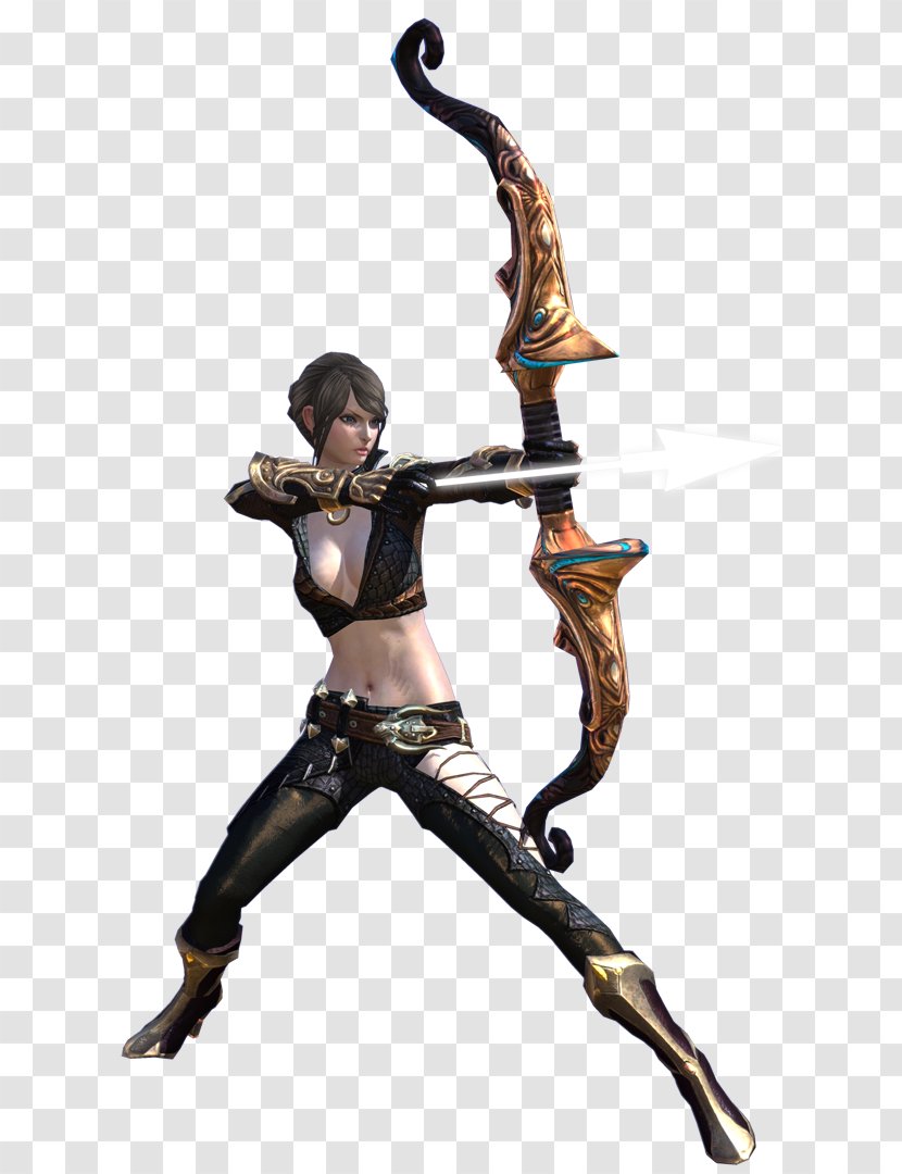 TERA Video Game Player Versus Environment Massively Multiplayer Online Role-playing Archer - Weapon - Woman Transparent PNG