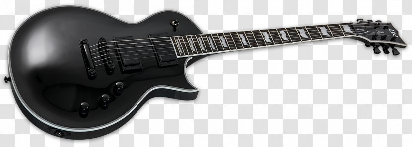 Electric Guitar ESP LTD EC-1000 Acoustic Guitars - Gibson Les Paul Custom Transparent PNG