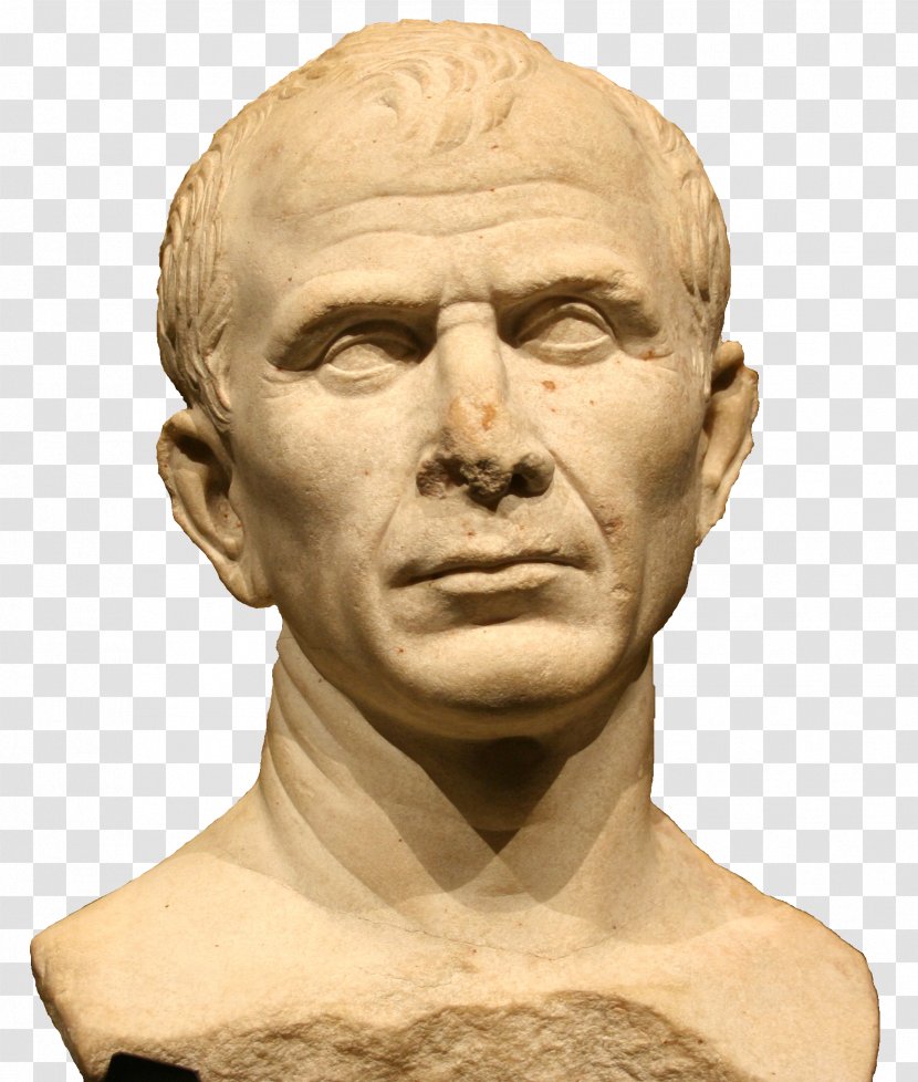 Assassination Of Julius Caesar Arles Bust Roman Republic Rome - Face - Modified Transparent PNG