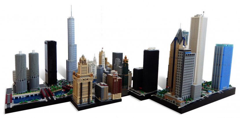 Chicago Loop The LEGO Store Nissan Skyline Lego Architecture - Building Transparent PNG