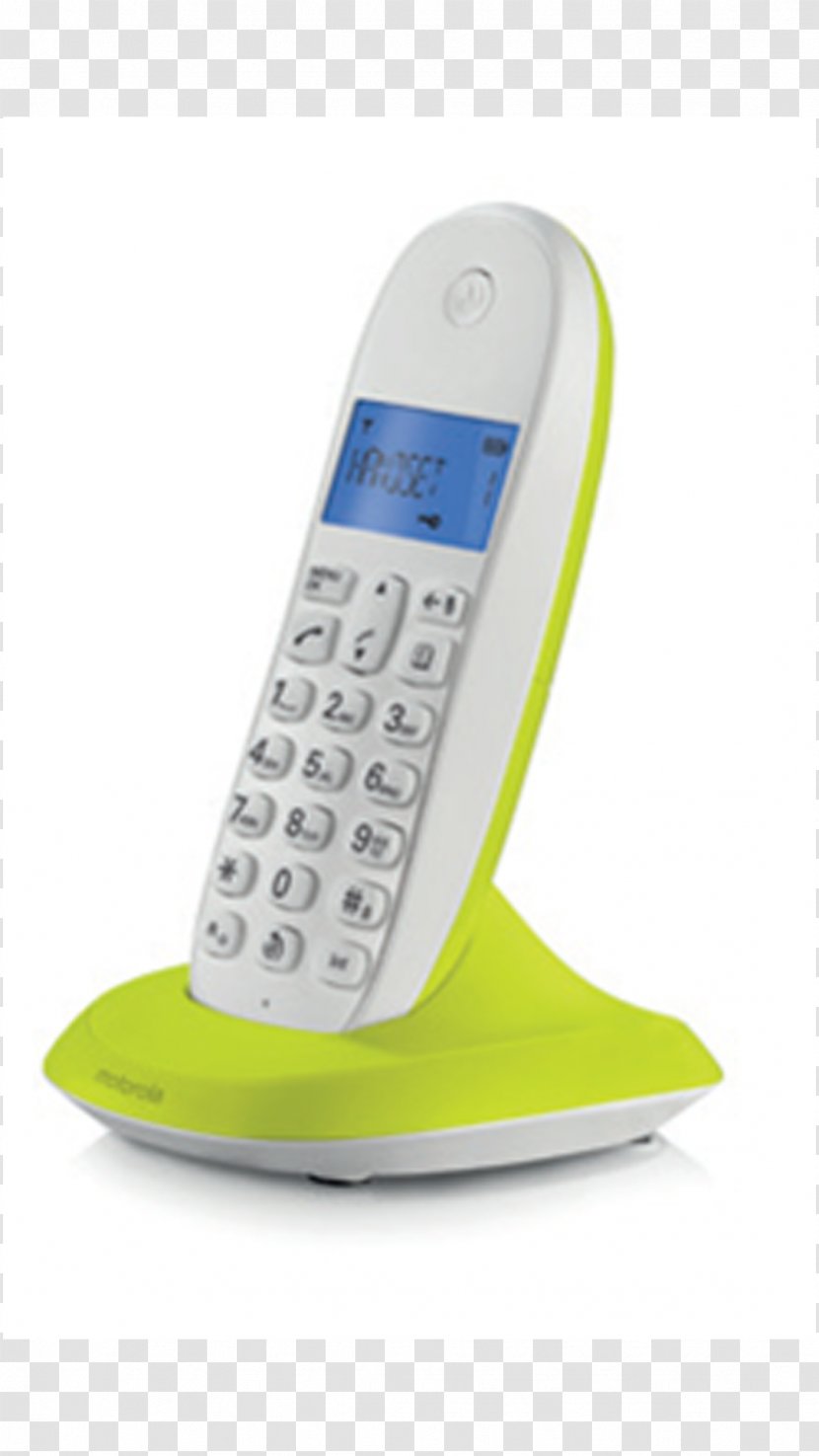 Cordless Telephone Home & Business Phones Mobile Digital Enhanced Telecommunications - Motorola Transparent PNG