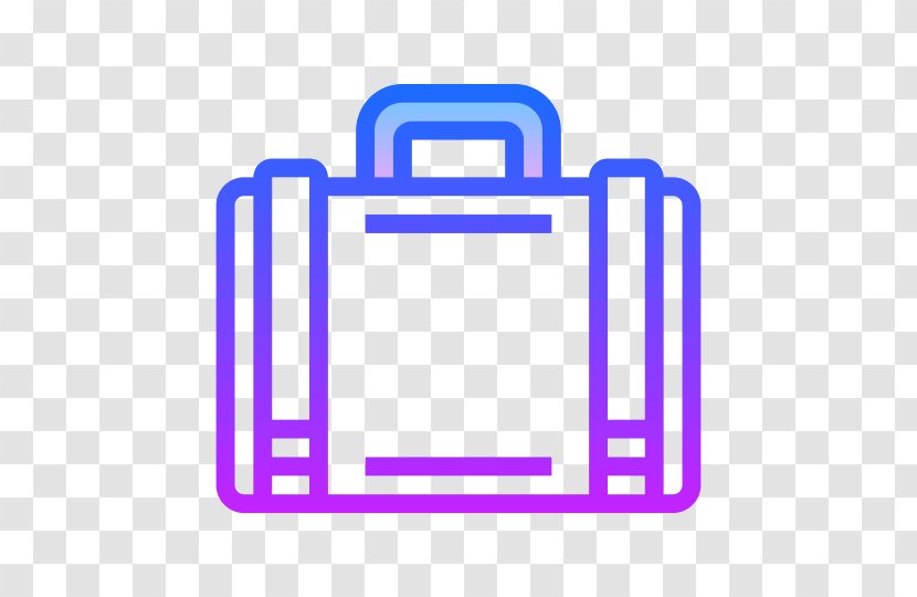 Suitcase Baggage Backpack Travel - Purple Transparent PNG