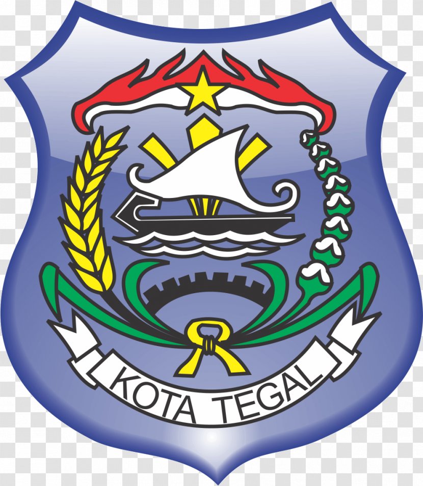 Pemerintah Kota Tegal Logo Symbol Meaning - Crest Transparent PNG