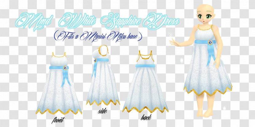 Gown Cartoon Desktop Wallpaper Character - Mmd Blouse Transparent PNG