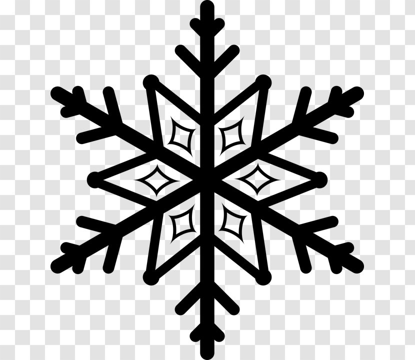 Snowflake Clip Art Vector Graphics Silhouette - Winter Transparent PNG
