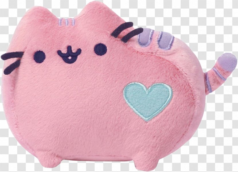 Amazon.com Pusheen Gund Stuffed Animals & Cuddly Toys Pink Cat - Snout - Plush Transparent PNG