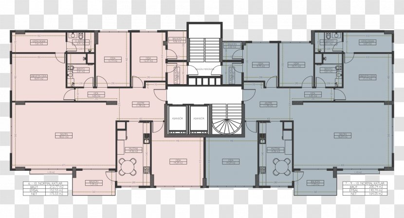 Floor Plan Square Meter - Design Transparent PNG