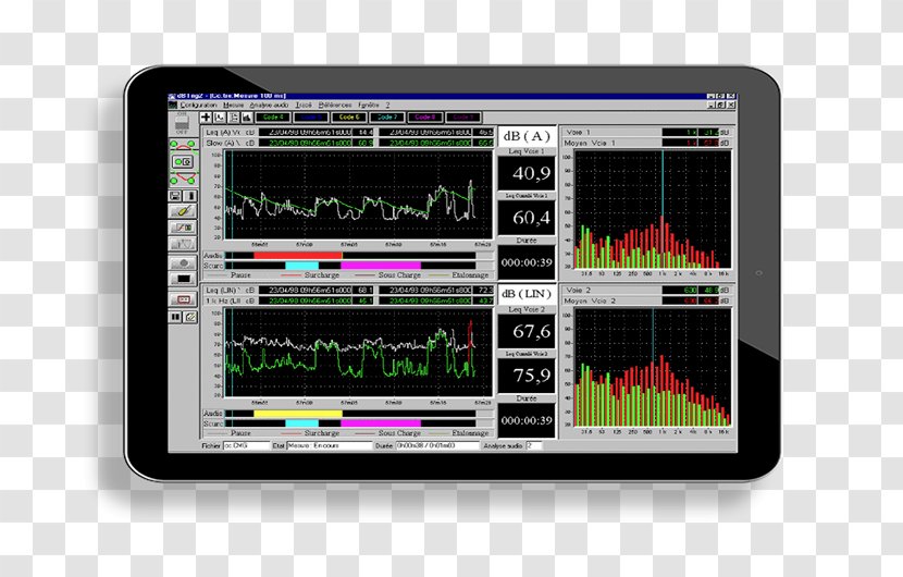 Computer Software Measurement Data Acquisition Noise Vibration - Sea Bed Transparent PNG
