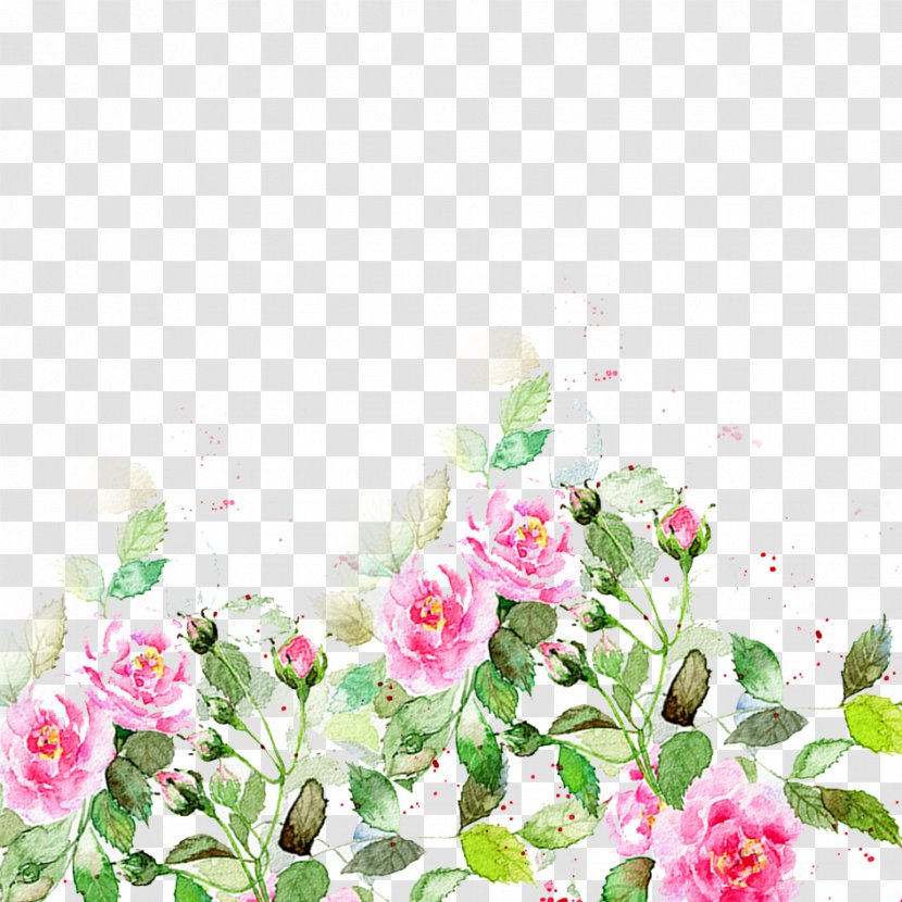Beautiful Flowers Hand Material - Rose Order - Floristry Transparent PNG