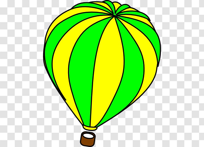 Hot Air Balloon Green Clip Art - Pastel - Cartoon Transparent PNG