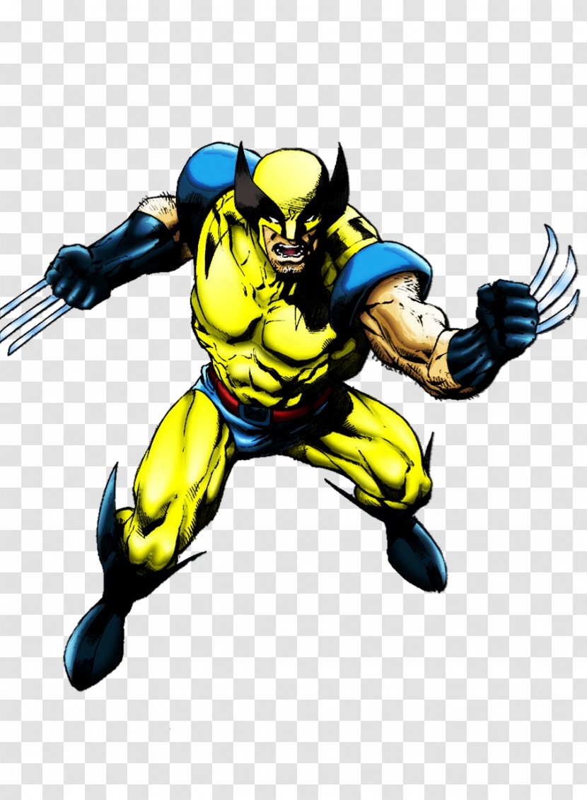 Wolverine Gohan Superhero Avengers Vs. X-Men Painting - Membrane Winged Insect Transparent PNG