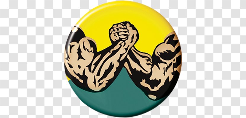 Arm Wrestling Sport Emblem Game Logo - Ball Transparent PNG