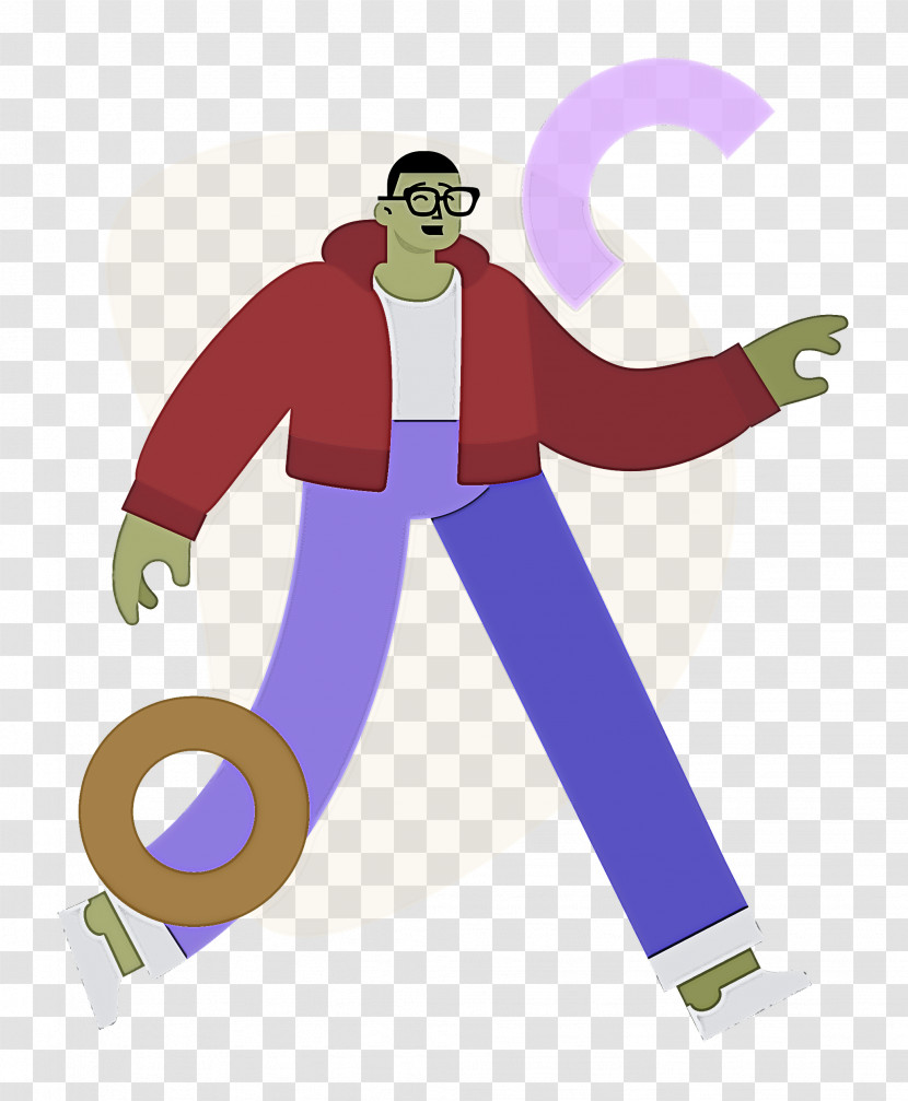Cartoon Character Costume Joint Line Transparent PNG