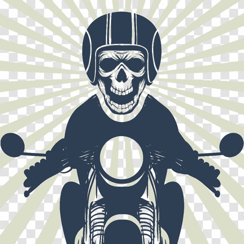 Motorcycle Helmet Skull - Human Symbolism - Death Transparent PNG