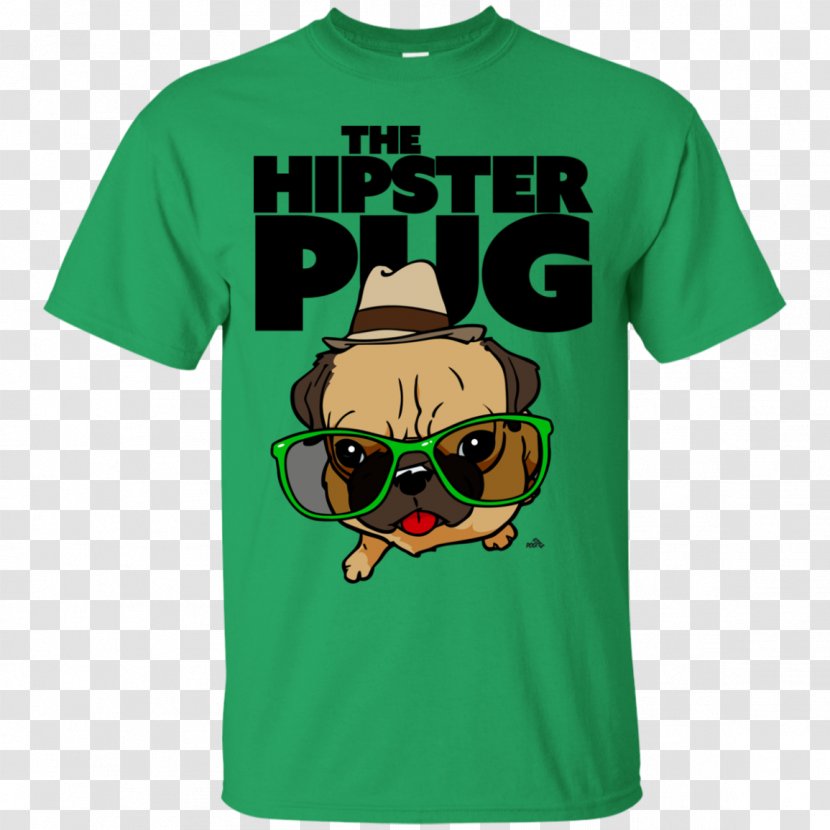 T-shirt Pug Hoodie Bulldog Clothing - Brand - Dog Transparent PNG