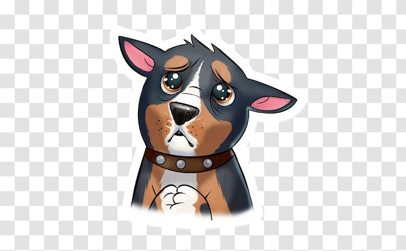 Dog Sticker Telegram VKontakte - Horse Like Mammal Transparent PNG