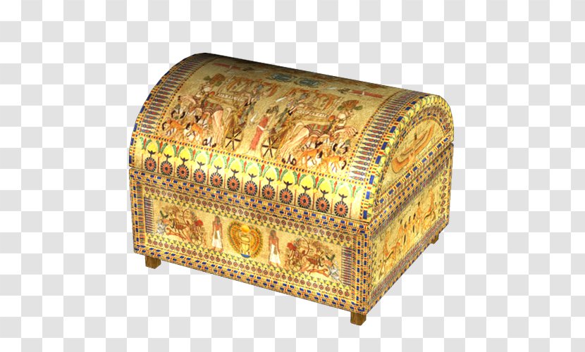Egypt Clip Art - Animation - Ancient Egyptian Golden Box Classical Style Transparent PNG