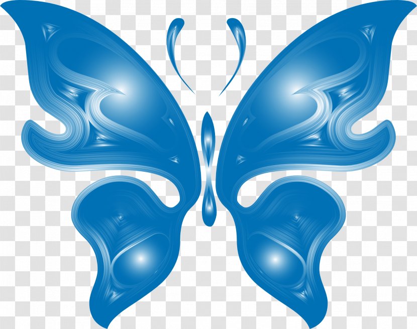 Butterfly Prism Color Clip Art - Invertebrate - Blue Transparent PNG